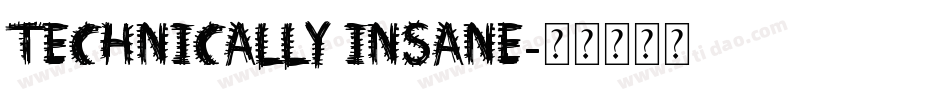Technically Insane字体转换